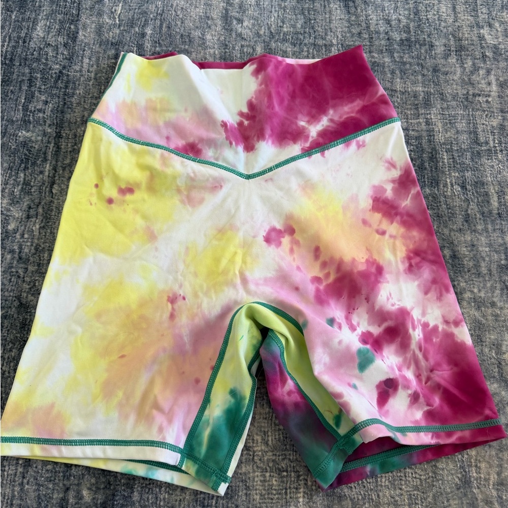 Vitality Cloud Tie-Dye Biker Shorts